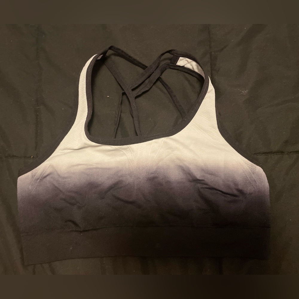 MTA Large sports bra, Never worn, multi-color.